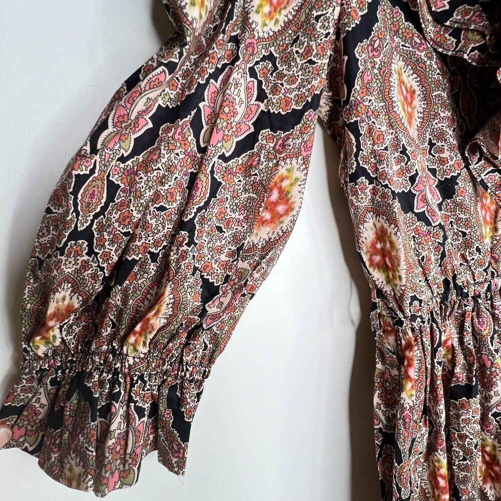 Anthropologie Kristinit Floral Maxi Dress Size Small Tiered - Picture 8 of 13